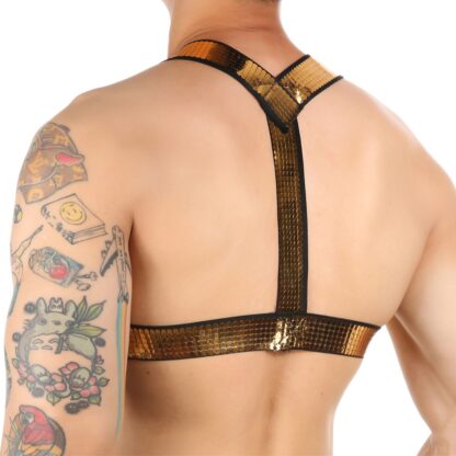 Elastic Fetish Harness for Men - Image 4