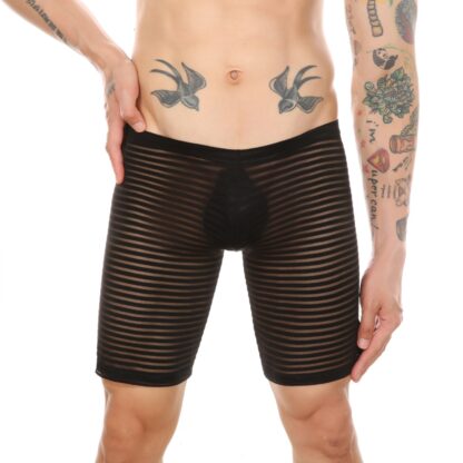 Ultra Thin Mesh Long Leg Boxers - Image 3