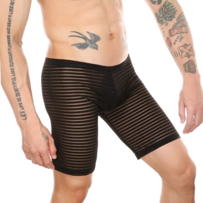 Ultra Thin Mesh Long Leg Boxers