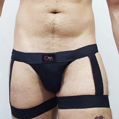 Elastic Briefs with Leg Straps
