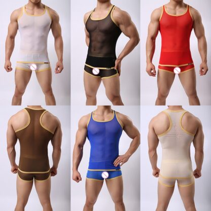 Sexy Male Mesh Tank Top - Image 7