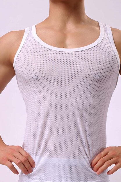Sexy Male Mesh Tank Top - Image 4