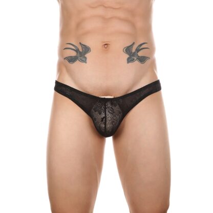 Men's Lace Lingerie Mini Briefs - Image 3