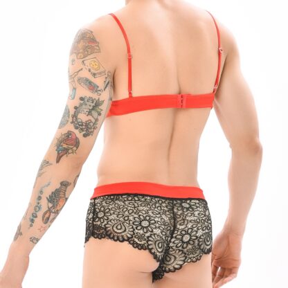 Lace Bra and Boxer Set - Image 4