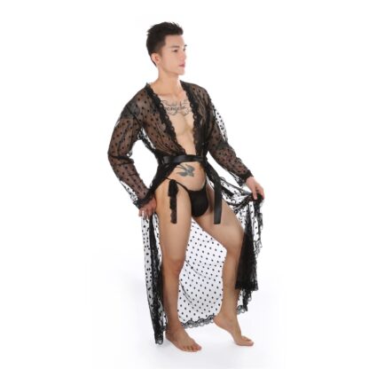 Sexy Lingerie Robe with Thong