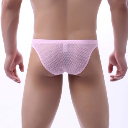 Low-Rise Mesh Fishnet Briefs