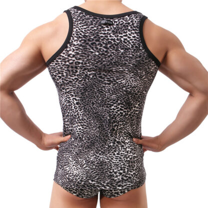 Sleeveless Leopard Undershirt and Boxer Briefs - Image 6