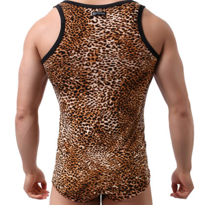 Sleeveless Leopard Undershirt and Boxer Briefs - Image 10