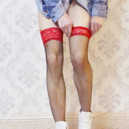 Red Lace Stockings