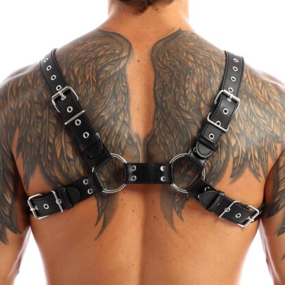 Faux Leather Belt Harness