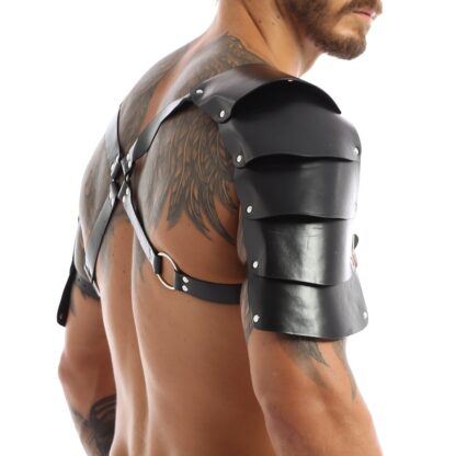 Faux Leather Body Harness with Adjustable Straps - Image 3