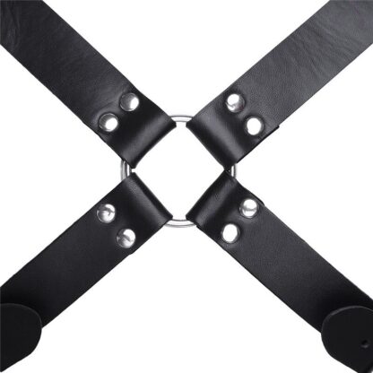 Faux Leather Body Harness with Adjustable Straps - Image 5