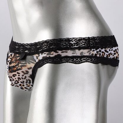 Leopard Print Scrotum Enhancing Briefs - Image 3