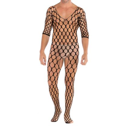 Open Crotch Fishnet Bodystocking - Image 4