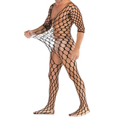 Open Crotch Fishnet Bodystocking