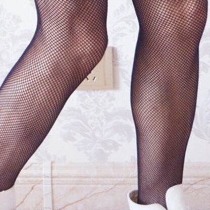 Open Crotch Black Pantyhose - Image 5