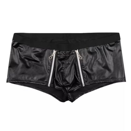 Leather-Like Open-Crotch Boxers - Image 5
