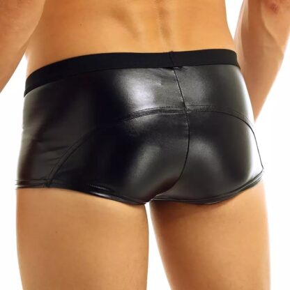 Leather-Like Open-Crotch Boxers - Image 6