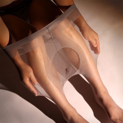 Shimmer Sheer Tights for Men - Image 2