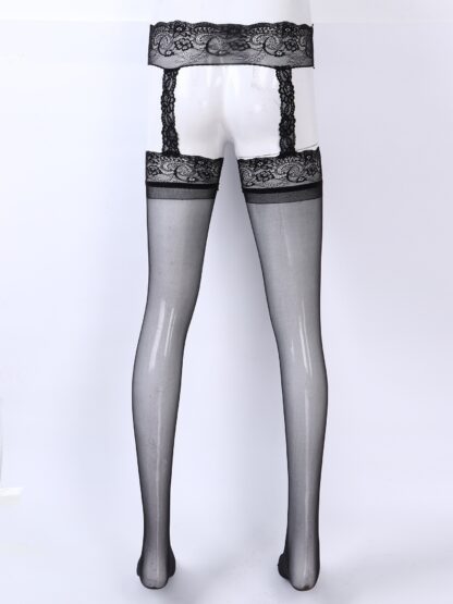 Crotchless Lingerie Stockings - Image 3