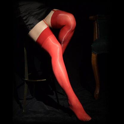 Glossy Oil Stockings - Image 5