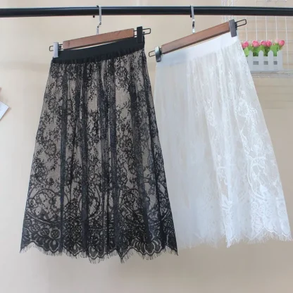 Hot Elastic Lace Skirt - Image 2
