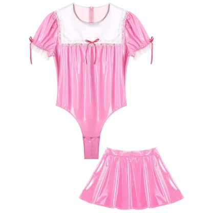 Hot Maid Top and Skirt Set - Image 3
