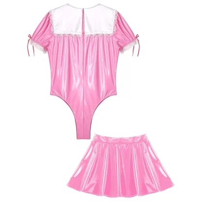 Hot Maid Top and Skirt Set - Image 4