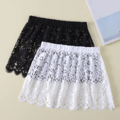 Revealing Lace Mini Skirt