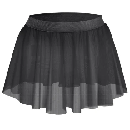 Men’s Mesh Pleated Skirt - Image 3