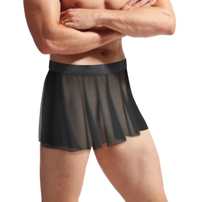 Men’s Mesh Pleated Skirt - Image 9
