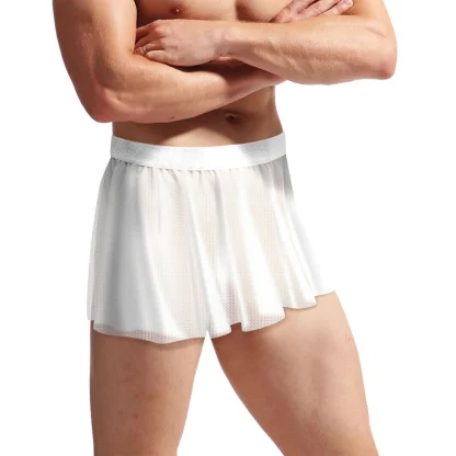 Men’s Mesh Pleated Skirt - Image 7